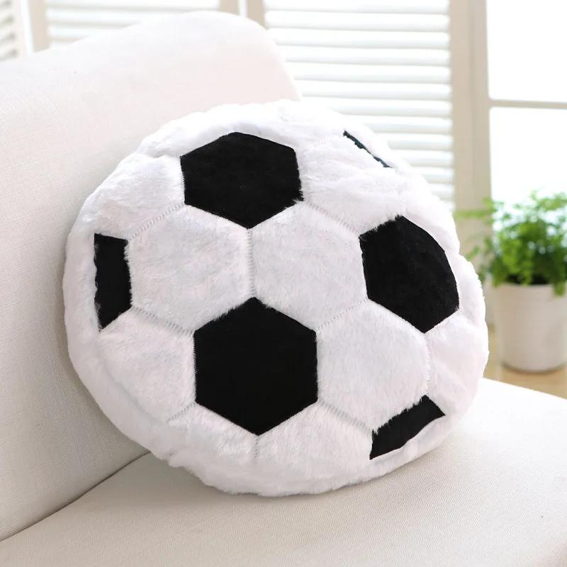 Almofada futebol em forma de travesseiro, criativo, estilo inverno, luxuoso, presente de aniversário para namorado, fã, presente de ano novo verão e inverno - Image 1