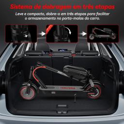 Patinete Elétrico Scooter Para Adultos 500W Capacidade De Carga De 100KG 48V Dobrável Display Digital 35km/h 8,5 polegadas - Image 4