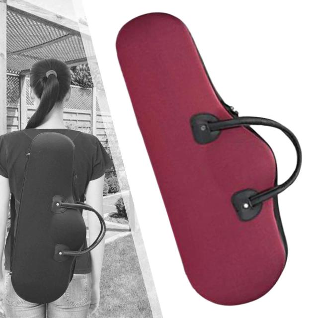 Maleta Hard Shell para Saxofone Alto - Gig Bag Resistente à Água com Alça Antirrisco para Prática e Shows