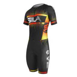 Sila crianças ciclismo patinação terno inline patinação de velocidade manga curta terno corrida das crianças roupas patinação rápida novo - Image 5
