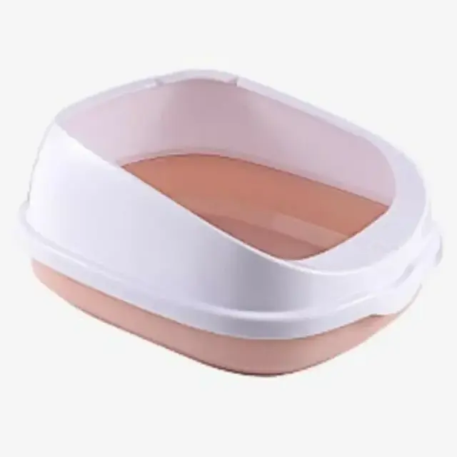 Caixa de Areia Anti Splash para Gatos e Cães com Colher Inclusa - Toilette Prática e Confortável para Animais em Casa