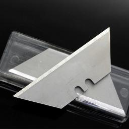 Lâmina Trapezoidal Lâmina De Substituição, Ferramenta De Corte De Arte Artesanal, Ferramentas Manuais De Corte De Madeira Compensada De Papel Multifuncional, 10Pcs por Conjunto - Image 3