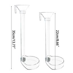 Tubo de alimentação para peixes, camarão, caracóis, suprimentos de alimentação para aquário, tanques de camarão, pote de cristal - Image 6