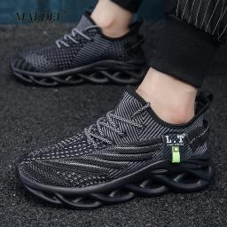 Maedtef tênis de corrida dos homens atlético esportes jogging formadores leve preto tênis zapatillas tamanho grande 36-48 sapato feminino - Image 2