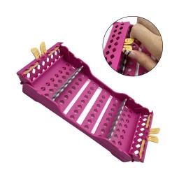 Dental Esterilização Box Titulares, alças, 8 Slots, Instrumento Cassette Rack, Bandeja De Desinfecção De Plástico, Ferramentas De Armazenamento, Autoclavável - Image 3