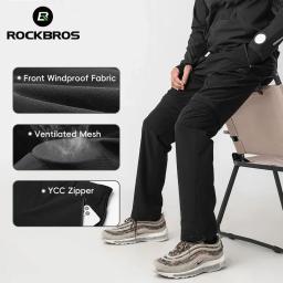 ROCKBROS Calças de Ciclismo Respiráveis, Confortáveis Calças de Bicicleta MTB, Alta Elasticidade, 2 em 1, Destacável, Leve, Primavera, Verão - Image 4