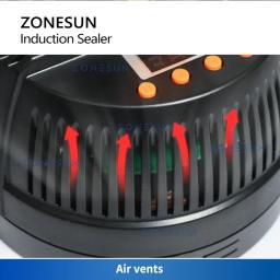 ZONESUN-Máquina De Vedação De Garrafas Eletromagnética Portátil, Selador De Indução Portátil, Tampa De Folha De Alumínio, Frasco De Plástico, ZS-DL800 - Image 3