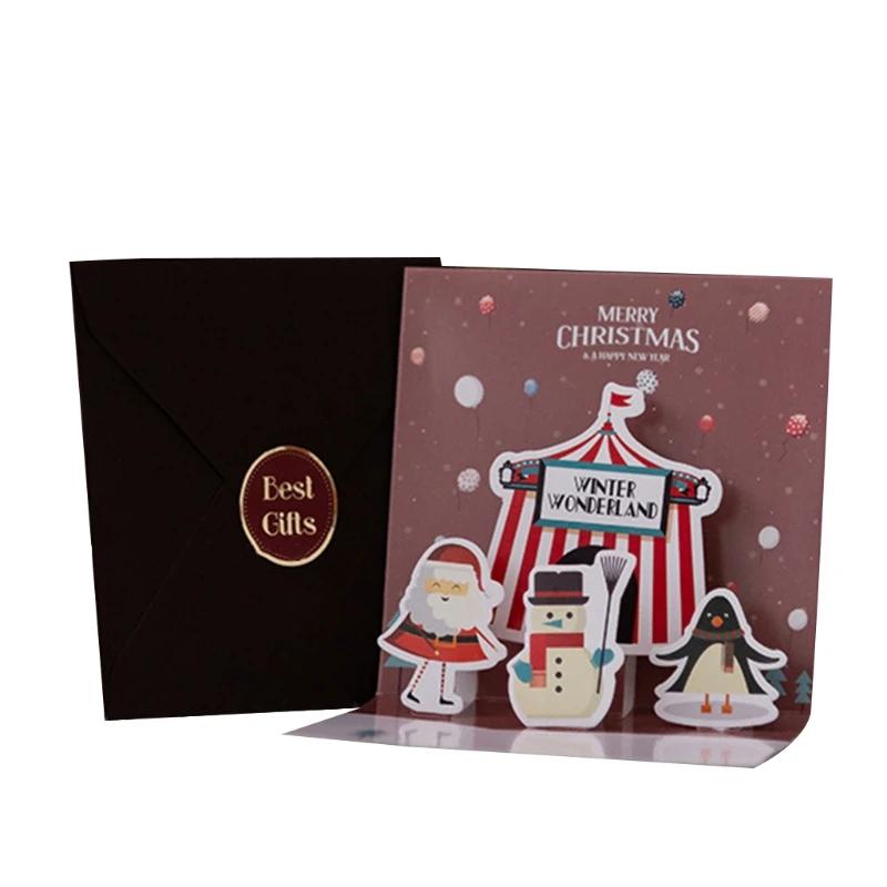 Decorações e convites 3d para aniversários com 38 estilos, bolo com roda de ferro, estrela, lua, gelo, castelo, cartões de visita, natal, envelopes, convite de aniversário - Image 1
