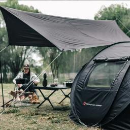 Waterproof barracas de acampamento ao ar livre, automática One-touch Tipo Shelter, leve grande Tarp Suprimentos, Camping Equipment, 8 pessoas - Image 3