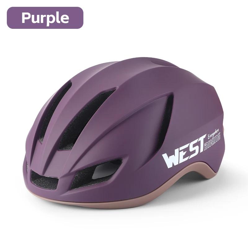 West Biking-Capacete Ultraleve de Bicicleta para Homens e Mulheres, Ajustável, Cabeça de Segurança, Equipamento Ciclismo, Acessórios MTB - Image 1