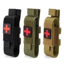 Nylon Tourniquet Pouch, Tactical Cat Primeiros Socorros, Pistola única Mag, Caso de faca de caça ao ar livre, Packs Tesoura Médica - Image 1