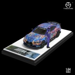 Professional Racing Team Diorama carro modelo coleção, carro em miniatura brinquedos, tempo Micro, liga, M4, G82, TM, 1:64, STR - Image 4