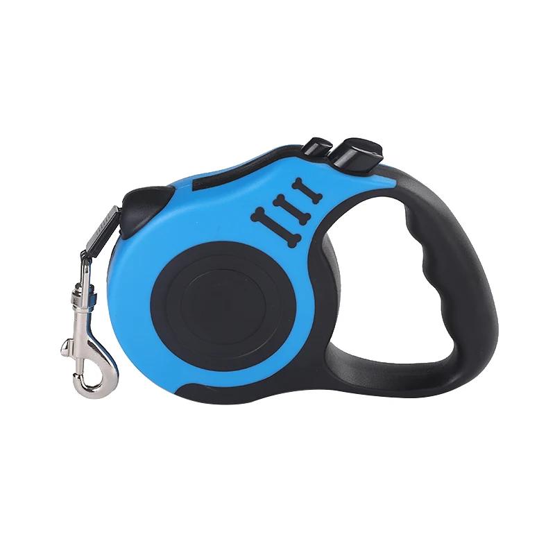 Trela retrátil automática para cão e gato, 3m, 5m, para pequeno, médio, grande, ao ar livre, caminhadas, nylon, para bulldog, chihuahua - Image 1