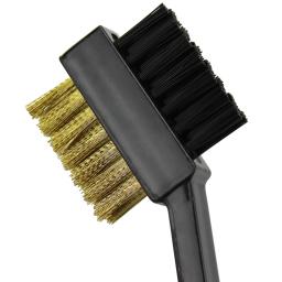 Escova de golfe 2 lados fios de bronze kit de limpeza de náilon com chaveiro cabeça do clube de golfe groove escova mais limpa navio da gota - Image 6