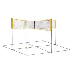 Portátil Badminton Net Set, Vôlei Cruz, Praça, durável Tênis Net, Folding 4-Sides Game Net, Altura Ajustável - Image 2