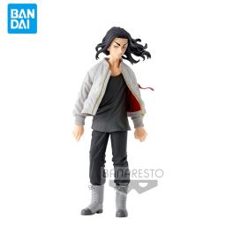 Japonês Anime Figura Brinquedos Colecionáveis Boneca, Banpresto Tokyo Revengers, Baji Keisuke Vol.2, Figurinhas Originais, 17cm - Image 1