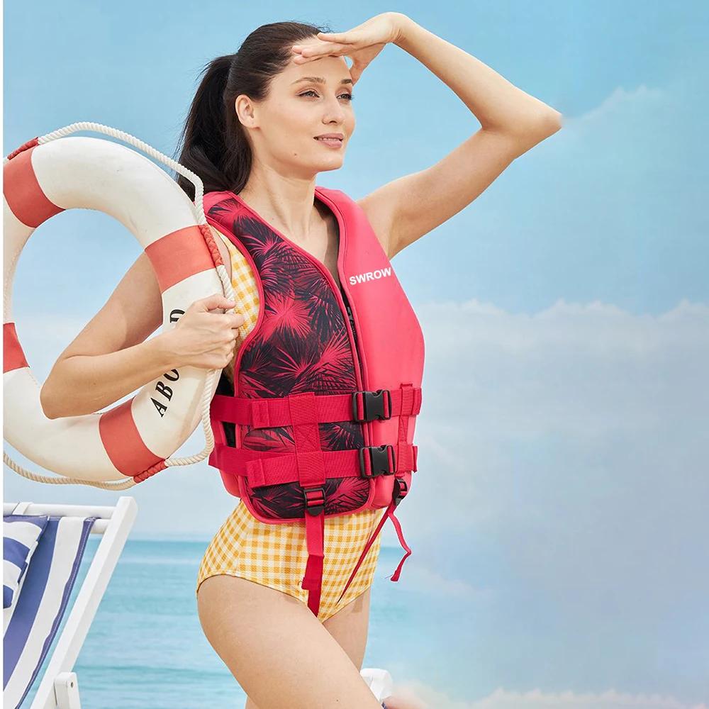 Neoprene Safety Life Vest para adultos e crianças, esportes aquáticos, pesca, caiaque, canoagem, natação, deriva, ao ar livre - Image 1