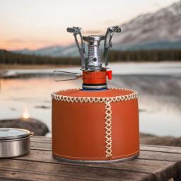 Ultraleve mini fogão de acampamento aquecedor tudo-em-um fogão a gás dobrável panelas ao ar livre perfeito para piqueniques, cozinhar e caminhadas - Image 6
