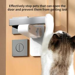 Baby-Proof Swivel Door Stopper, Door Stop Handles, Safety Lock, Adequado para crianças, crianças, gatos e cães - Image 2