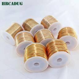Fio de Cobre para Fazer Jóias, Ouro 14K e Prata Banhado, Fio De Metal De Latão, Acessórios DIY, Suprimentos, Artesanato De Rosca, 5 Metros - Image 3