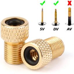 1/10 pçs adaptador de válvula de bicicleta tampa presta para schrader adaptador válvula francesa bocal inflator mamilo mtb acessórios da bicicleta - Image 5