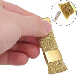 1/20 pçs escova de limpeza dental broca raiz canal arquivo prego brocas fio bronze escova ouro ferramenta limpeza para higiene dental - Image 6