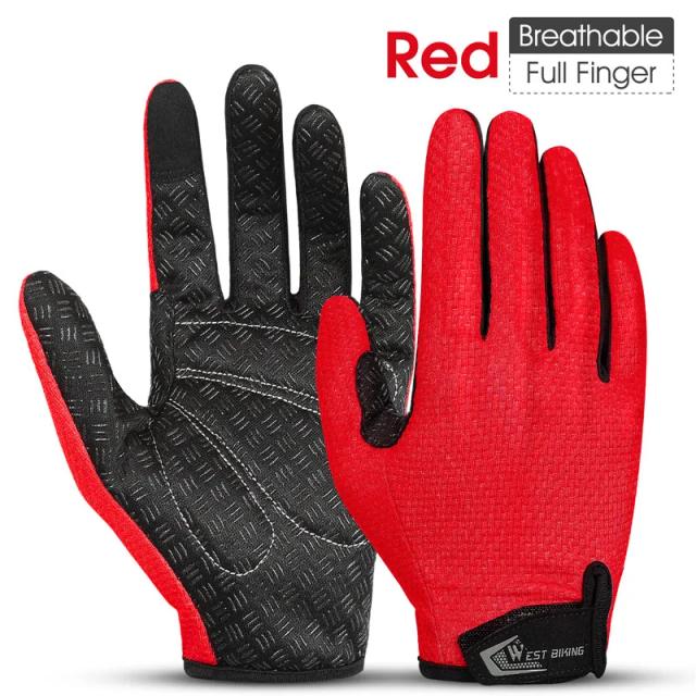 Luvas Antiderrapantes para Ciclismo BIKING OCIDENTAL: Impermeáveis, com Tela Sensível ao Toque para MTB e Atividades ao Ar Livre