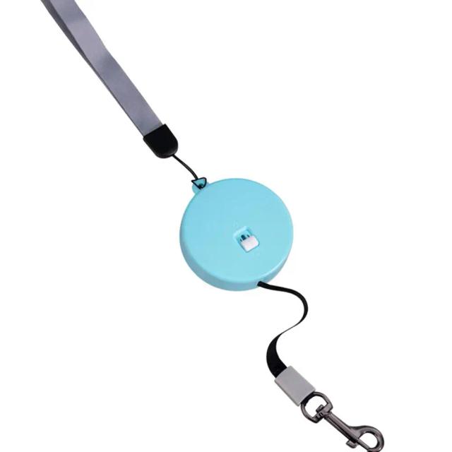 Mini trela retrátil para cães e gatos, ideal para caminhadas ao ar livre, disponível em 2 m e 3 m