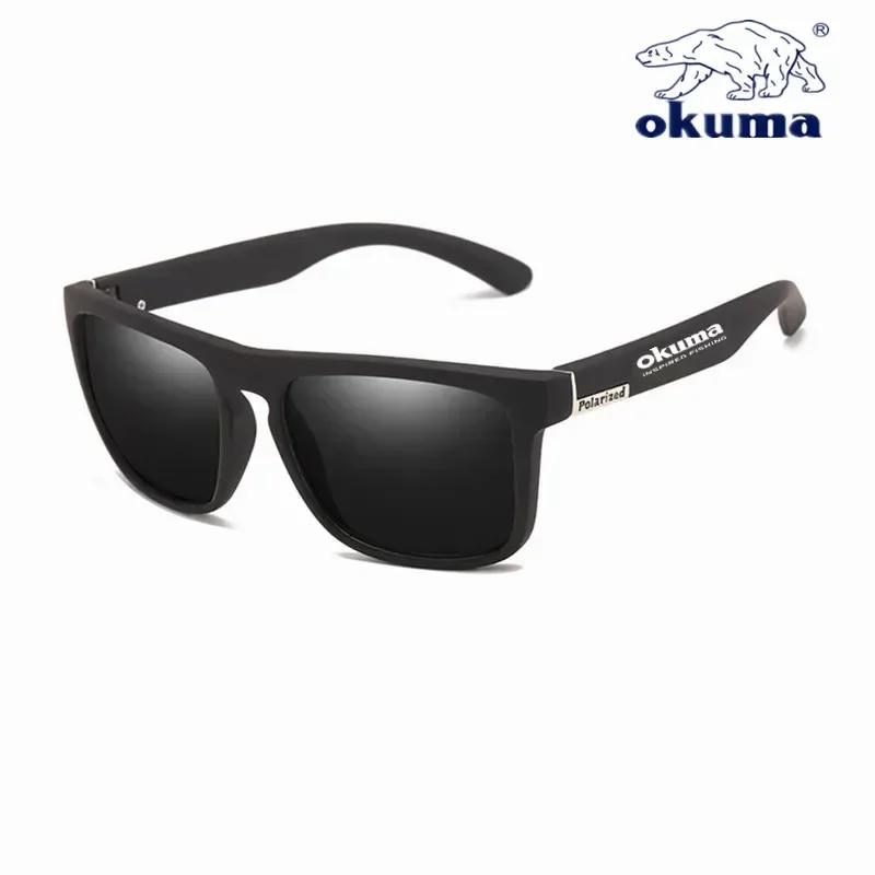 Óculos de sol polarizados Okuma UV400 para homens e mulheres ao ar livre caça, pesca, bicicletas de condução, caixa opcional de óculos de sol - Image 1
