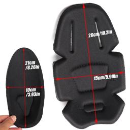 Tactical Joelho Cotovelo Protetor Pad para Paintball Airsoft Combate Uniforme Terno Militar 2 Joelheiras & 2 Cotovelo Pads Apenas Caça Terno - Image 3