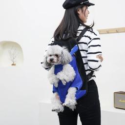 Respirável alça de ombro sacos para cão pequeno, Pet transportadora mochila, malha camuflagem, produtos de viagem ao ar livre, gatos e cães, Gatos - Image 4