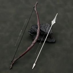 O Príncipe dos Elfos Modelo de Arma Arco e Flecha, Pingente De Alumínio De Metal, Chaveiros Acessórios, Brinquedos para Meninos, 18cm, Filmes, Presente - Image 2