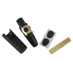 Saxofone Bocal Set, Clip, Cap, Reed, Dental Pad para Alto, Tenor, Sax Soprano, Acessórios para Instrumentos Musicais, 5pcs - Image 6