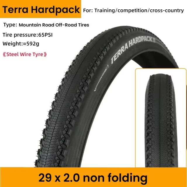 Continental Terra Hardpack Pneu 29x2.0 Anti Furo para Cascalho e Cross-Country