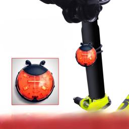 Creative Ladybug Bicycle Light, Spoke Seatpost, Guiador, Bike Frame, Luzes Universais, Acessórios de Bicicleta para Crianças - Image 2
