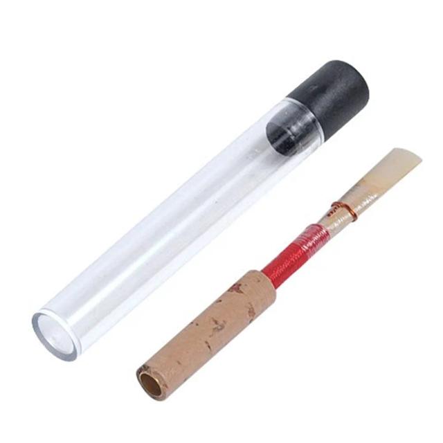 Palhetas macias de cortiça para oboé com tubo de plástico - Peças de reposição para instrumentos de sopro