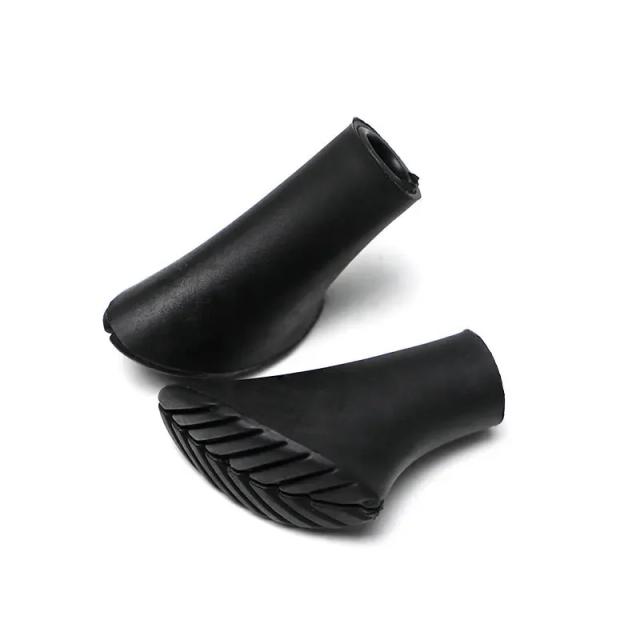 Conjunto de 2 Pontas de Borracha para Varas de Trekking - Substituição para Escalada, Caminhadas e Acampamentos ao Ar Livre