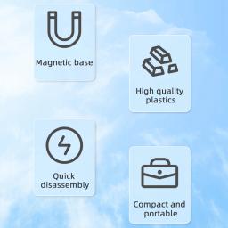 Para insta360 go 3s base magnética de liberação rápida câmera esportiva go3s adaptador suporte acessórios - Image 3