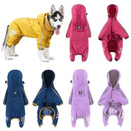 Impermeável Impermeável para Pet Dog, Macacão Refletivo, Capa de Chuva, Protetor solar, Roupas ao ar livre, Jaqueta para cães pequenos e médios - Image 1