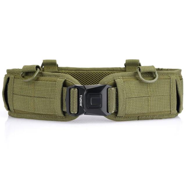 Cinto Tático Masculino de Nylon 1200D com Fivela de Metal e Liberação Rápida para Esportes ao Ar Livre e Atividades Militares