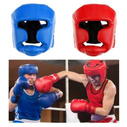 Black Boxing Sparring Protetor de Cabeça, MMA Face Guard, Capacete, 50 a 58cm - Image 1