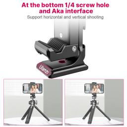 Ulanzi-ST-27 Metal Vertical Shooting Phone Mount Holder, Clip com Cold Shoe para Live, Wireless Go, Microfone, Luz de Vídeo, Vlog - Image 2