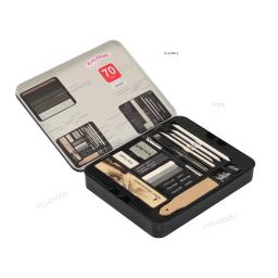 Profissional arte pintura lápis set, ferramenta esboço, suprimentos, 70 pcs, 75 pcs - Image 6
