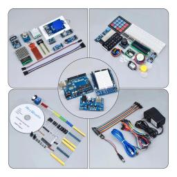 Versão completa Starter Learning Kit para Arduino IDE, Projeto de Programação, DIY Eletrônica, Laboratório Inteligente Iniciante - Image 5