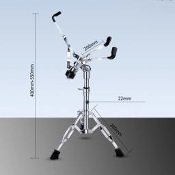 Drum Stand para Snare Drum, Drum Pad Stand para Instrumento Musical, Acessório Iniciantes, Bateria Dia 12in-14in - Image 1