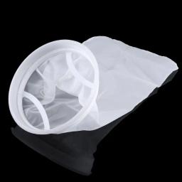 Saco filtro náilon meia filtro aquário para peixes para tanque 17 Polegada comprimento 7 Polegada diâmetro anel - Image 5