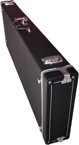 Estojo rígido para guitarra elétrica, rígido de madeira retangular para guitarras tl st, tipo sg com almofada de travamento - Image 3