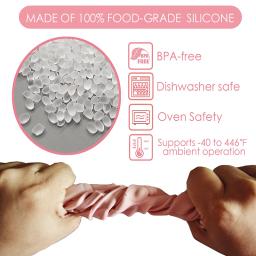 2pcs Moldes de silicone de Natal Moldes para bolos de chocolate e doces de Natal Boneco de neve Árvore do Pai Natal Moldes para pastelaria com pincel - Image 4