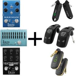 Pedais De Efeitos De Guitarra Transmissor Sem Fio, Kits De Receptor, Controlador De Banda, Transceptor Extremo, Acessórios De Guitarra Elétrica - Image 1