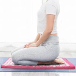 Conjunto de três peças de almofadas de acupuntura, almofadas de massagem de ponto de acupuntura, almofadas de exercícios físicos, almofadas de lótus, produtos de ioga - resistentes ao desgaste - Image 2